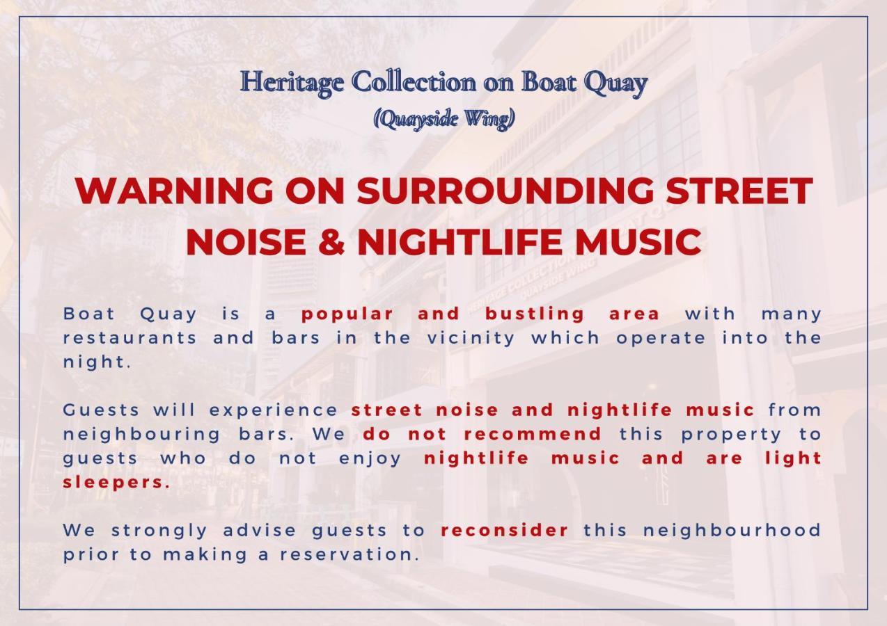 Heritage Collection On Boat Quay - Quayside Wing - A Digital Hotel Singapur Dış mekan fotoğraf